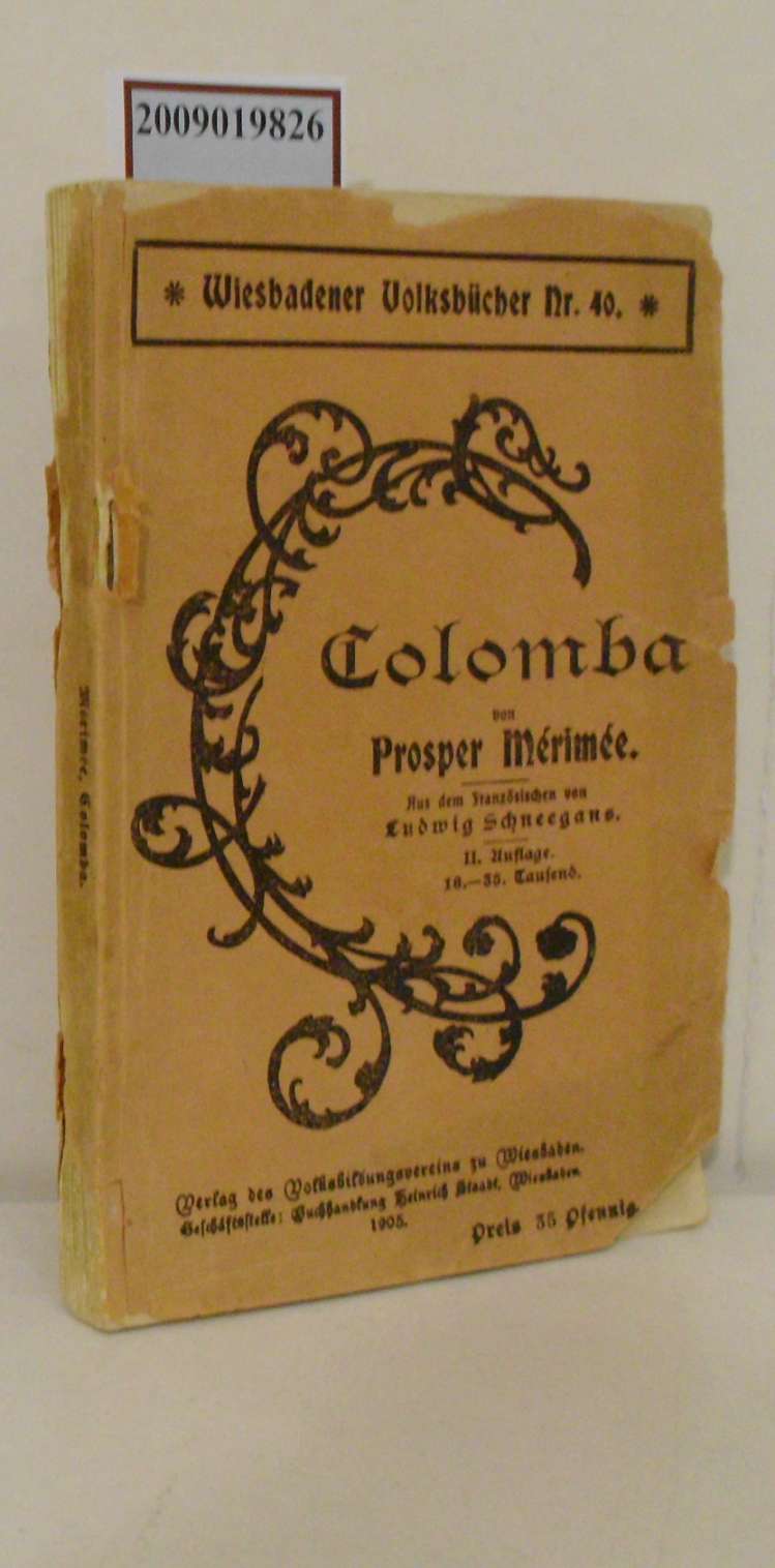 Colomba - Prosper Mérimée