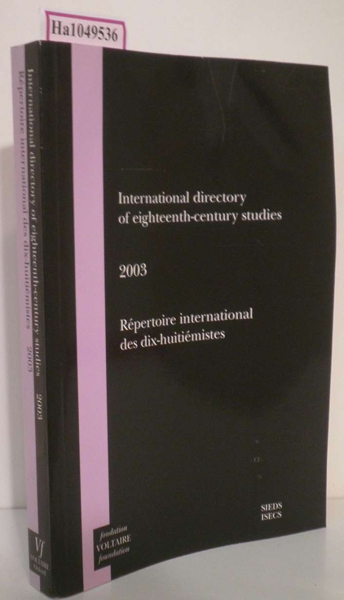 International Directory of 18th Century… International Directory