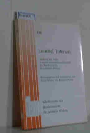 Lernziel Toleranz, Analysen und Texte zu einem Lehrerpreisausschreiben der Bundeszentrale für politische Bildung (Schriftenreihe der Bundeszentrale für politische Bildung Band 158) - Schäfer, Bernd Sutor, Bernhard