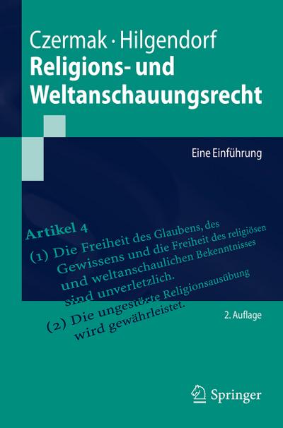 Religions- und Weltanschauungsrecht : Eine Einführung - Eric Hilgendorf