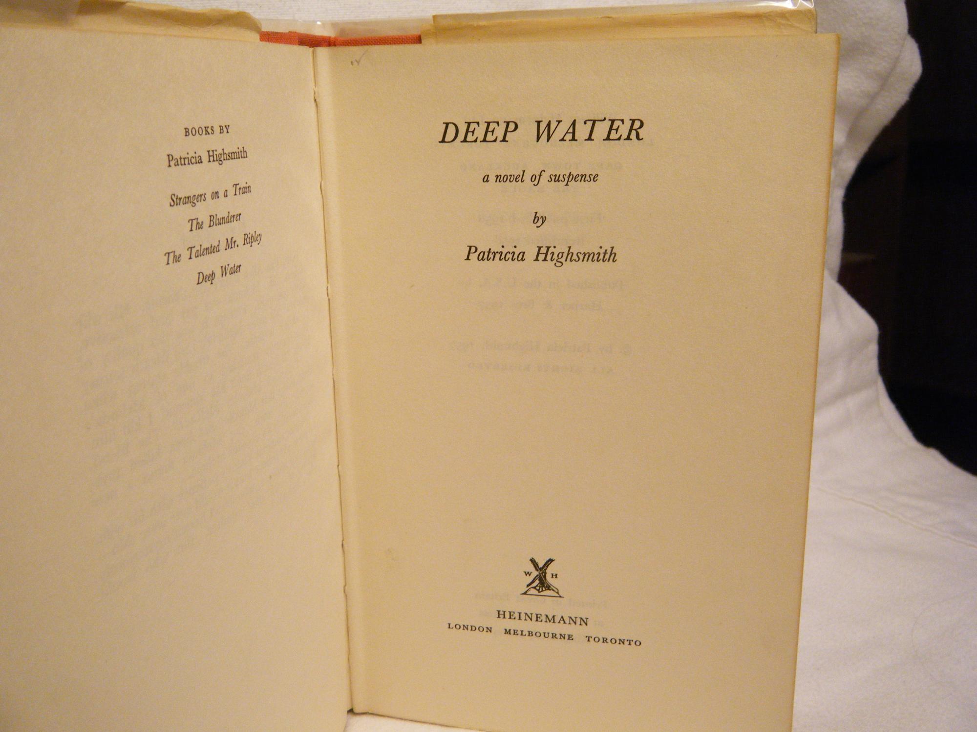 patricia highsmith novel deep water patricia highsmith novel deep water