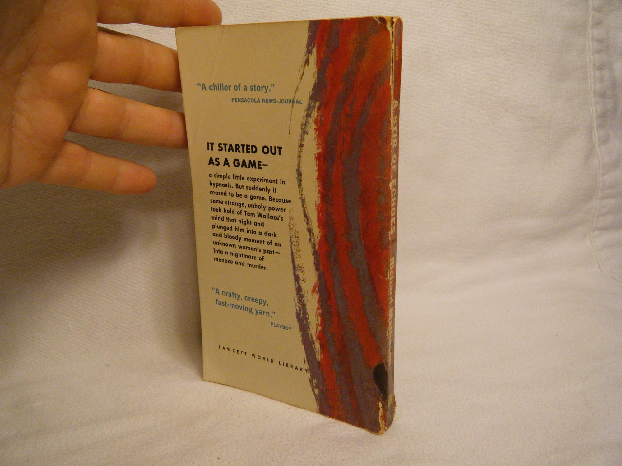a stir of echoes book a stir of echoes book
