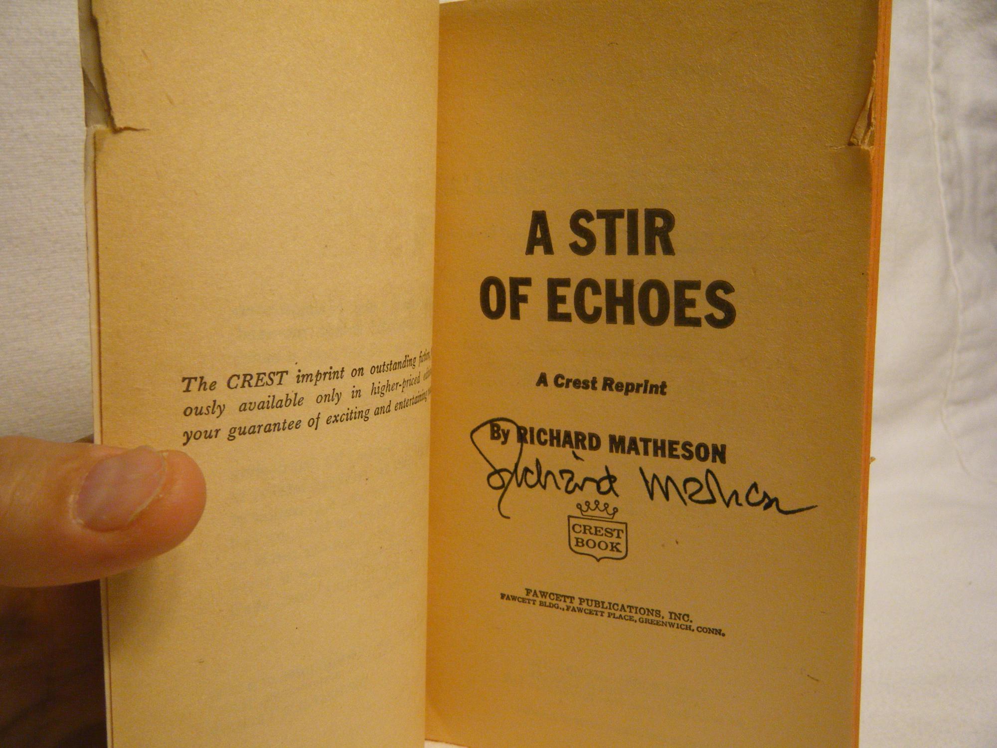 richard matheson stir of echoes