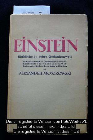 Einstein - Moszkowski, Alexander