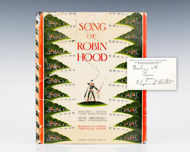 Song of Robin Hood. - Burton, Virginia Lee; Selected and Edited by Anne Malcolmson; Music Arranged by Grace Castagnetta