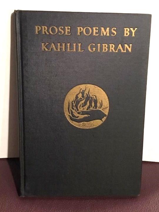 Prose Poems By Kahlil Gibran By Gibran Kahlil Very Good Hard Cover