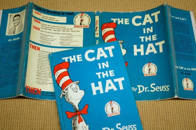The Cat in the Hat by Dr. Seuss - RARE FIRST PRINTING IN JACKET: Near ...