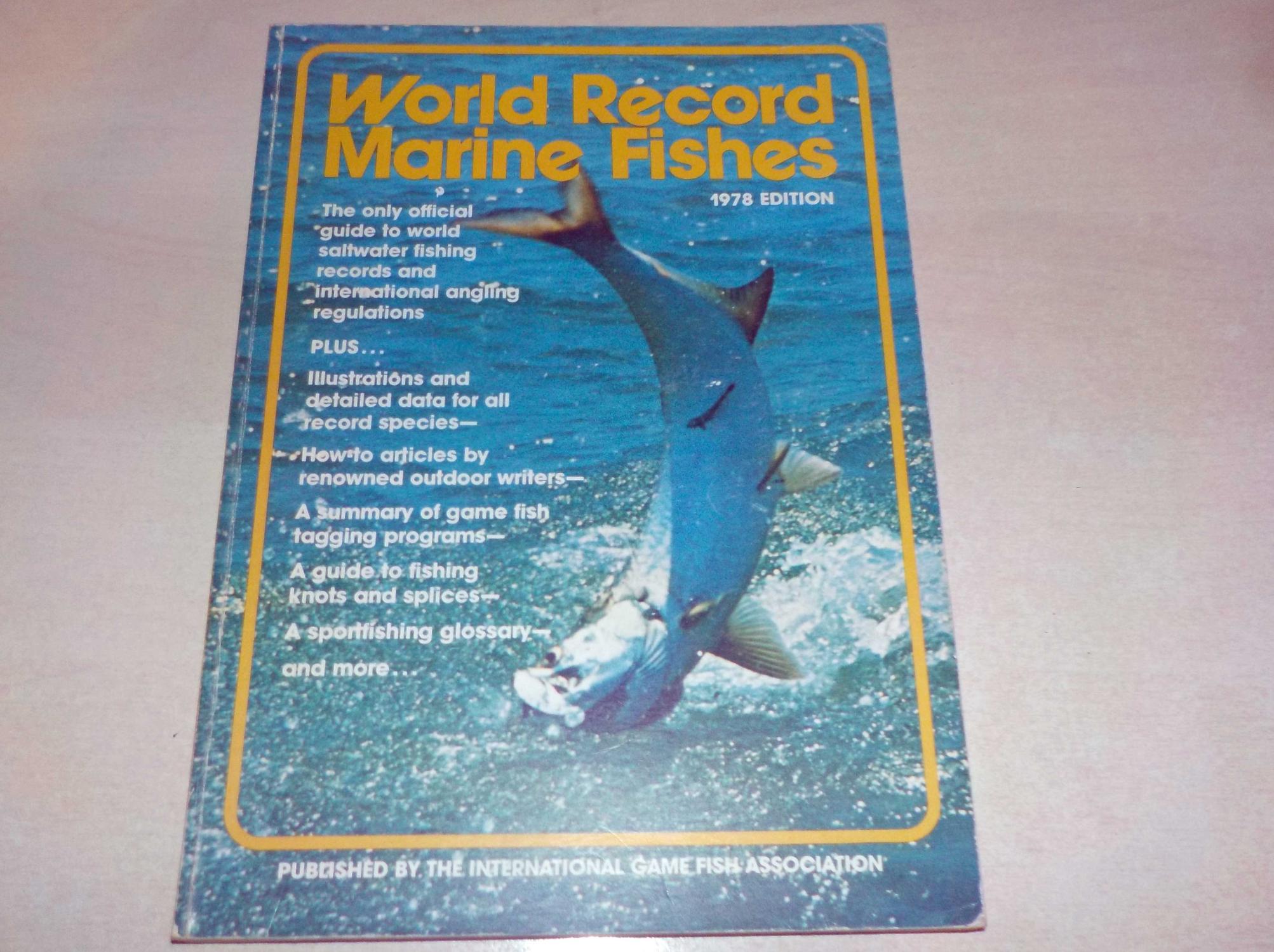 World Record Marine Fishes 1978 by IGFA: Very Good Soft Card