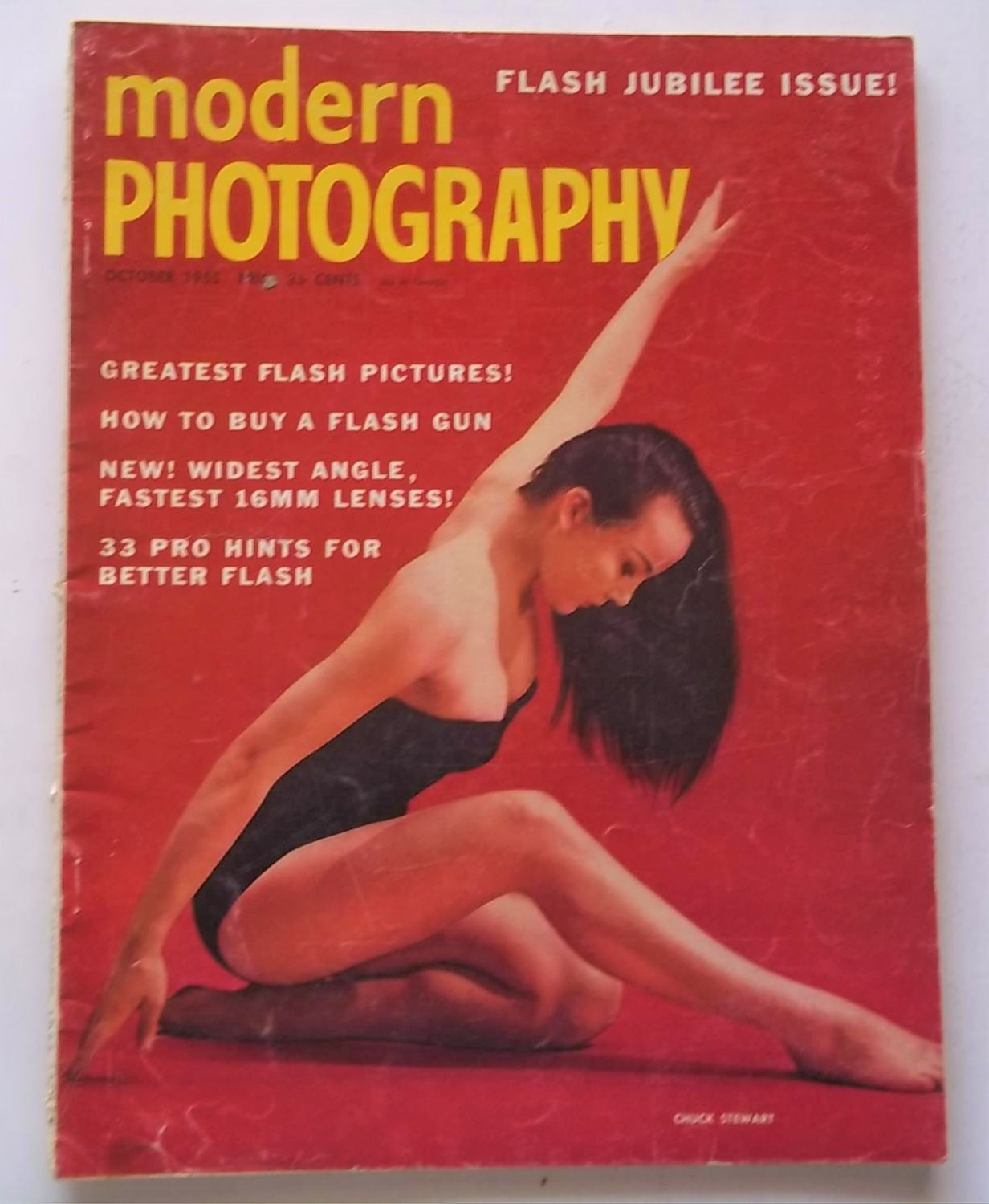 Modern Photography (October 1955) Magazine by Jacquelyn Judge (Editor