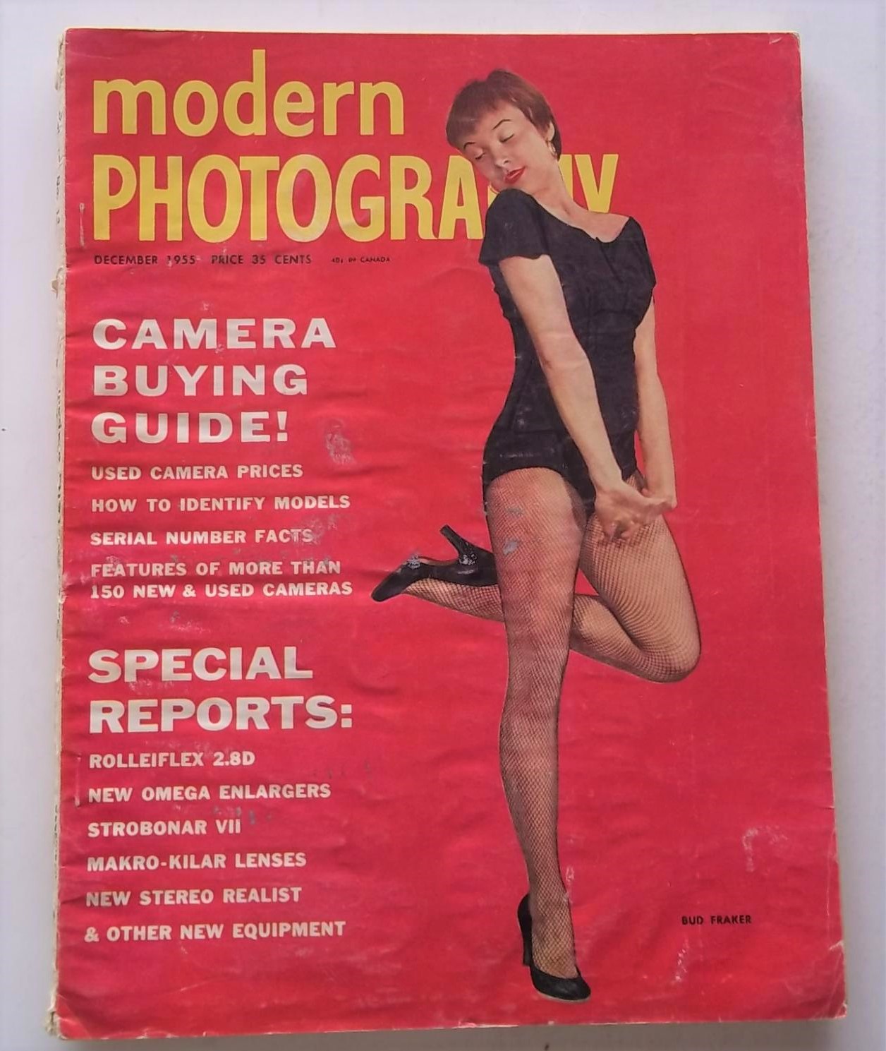 Modern Photography (December 1955) Magazine by Jacquelyn Judge (Editor