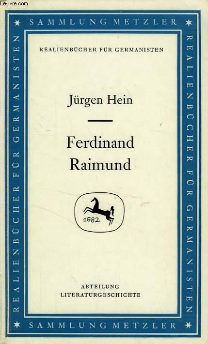 FERDINAND RAIMUND HEIN JURGEN [Bon] [Couverture souple]