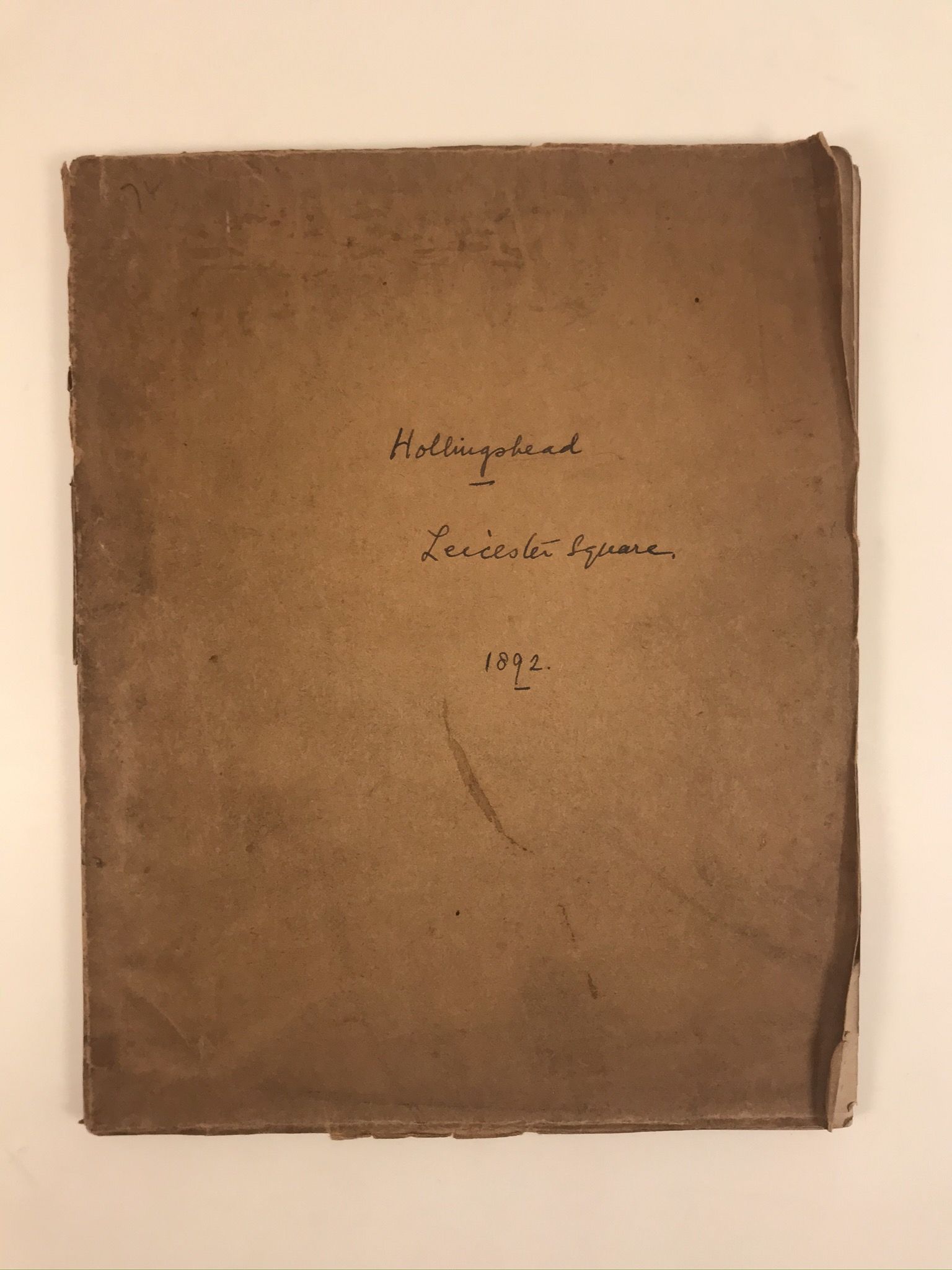 The Story of Leicester Square with numerous illustrations by M Faustin,  Howell Russell, Phil May and Others by Hollingshead, John: Very good  Original wraps (1892) First Edition. | Old New York Book