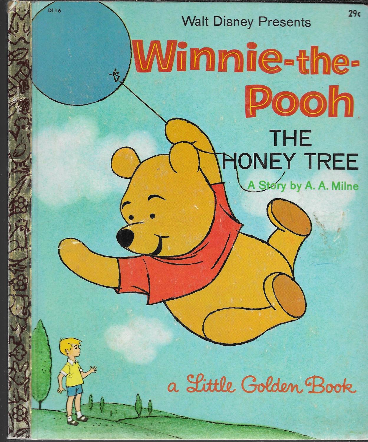 WinniethePooh, The Money Tree (Golden Book D116) by A.A. Miline