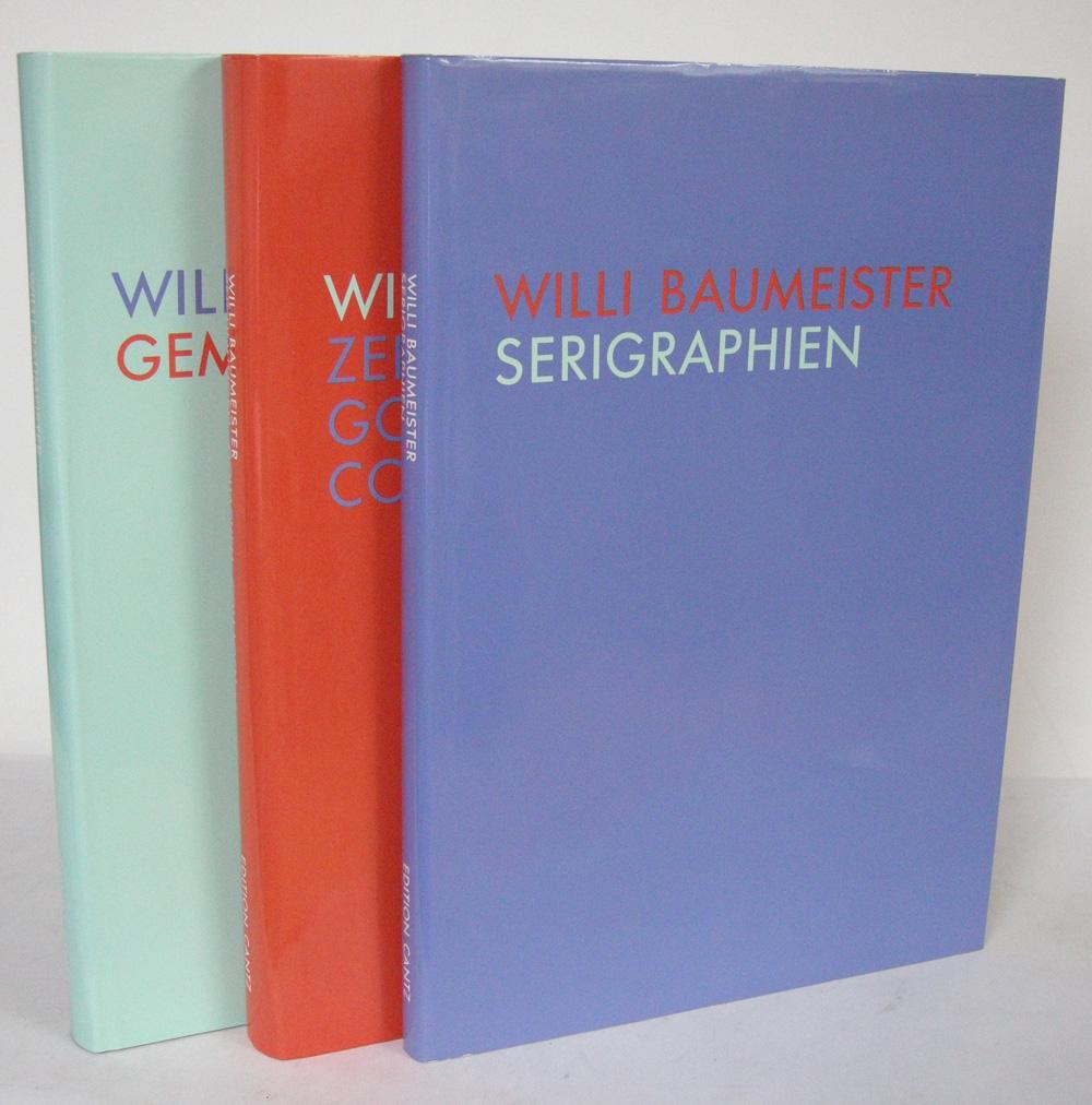 Willi Baumeister 3 Bände. Band 1: Gemälde; Band 2: Zeichnungen, Gouachen, Collagen; Band 3: Serigraphien - BAUMEISTER, Willi