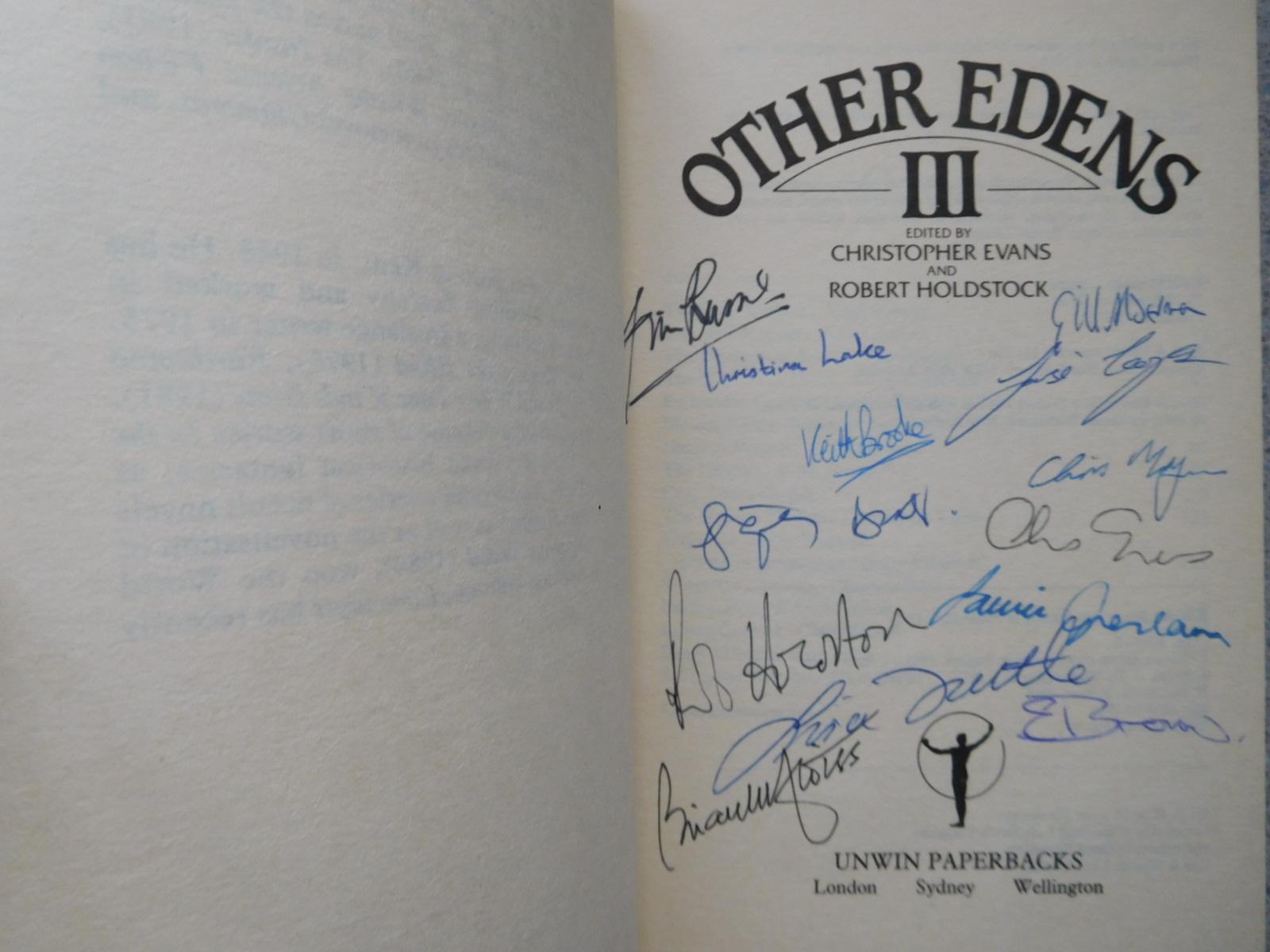 OTHER EDENS III (Pristine Multi-Signed First Edition) At least 13 ...