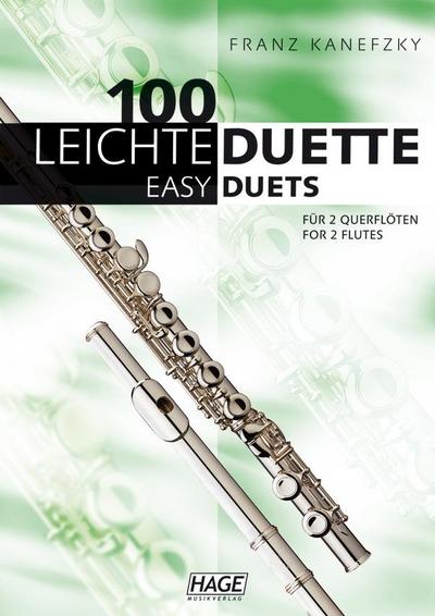 100 leichte Duette für 2 Querflöten - Helmut Hage