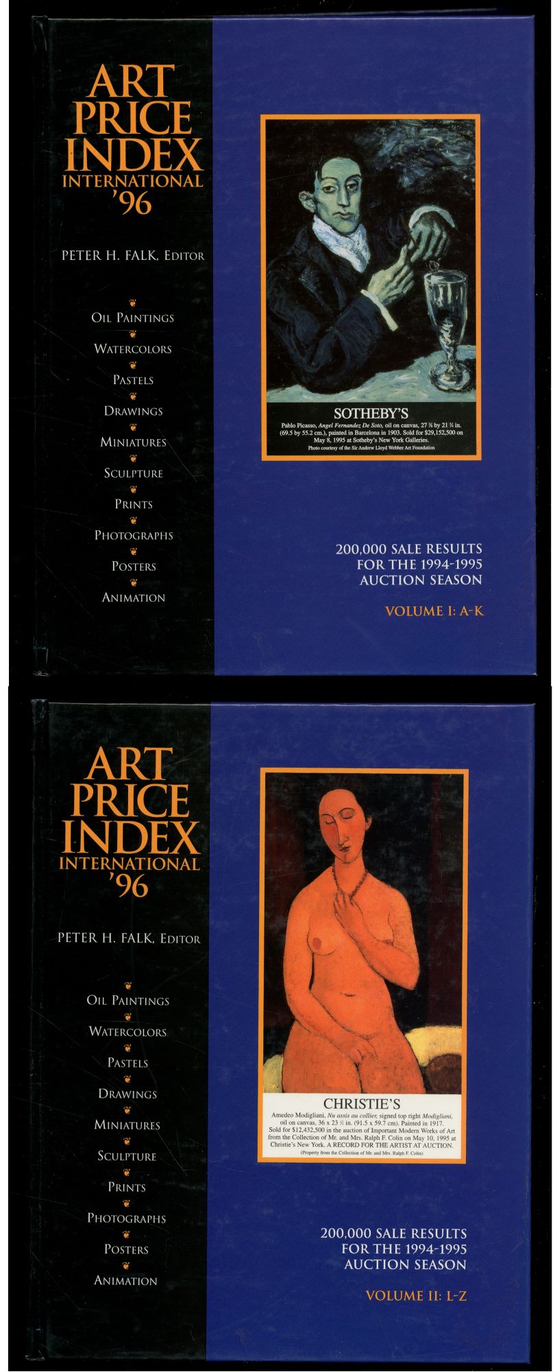 Art Price Index International '96 - FALK, Peter H.