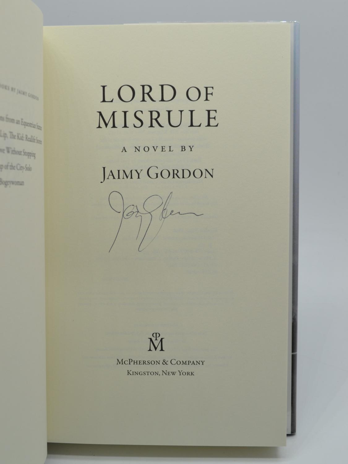 Lord of Misrule by Jaimy Gordon Lord of Misrule by Jaimy Gordon