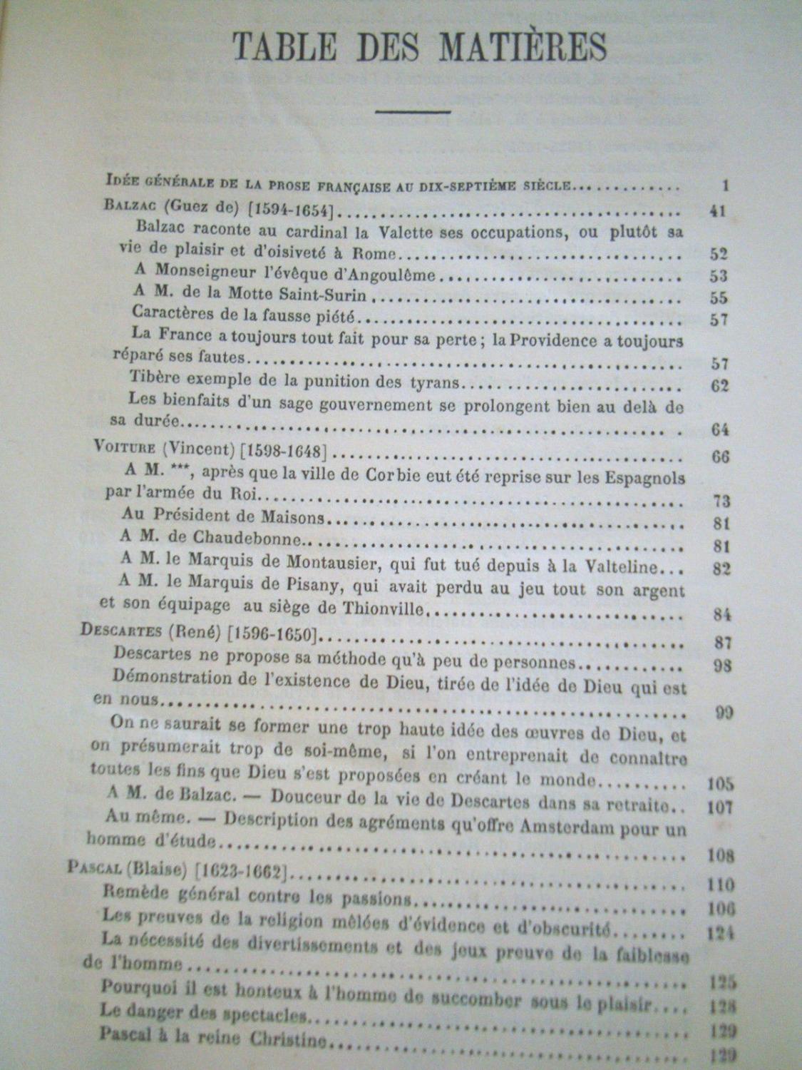 Histoire De La Littérature Française Xviie Siècle Prosateurs By Frédéric Godefroy Très Bon
