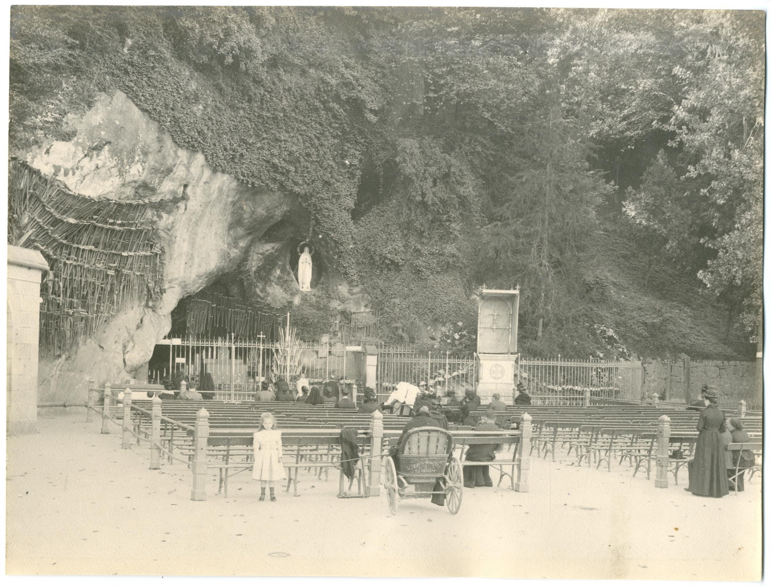 France, Lourdes, la grotte, lieu dit 