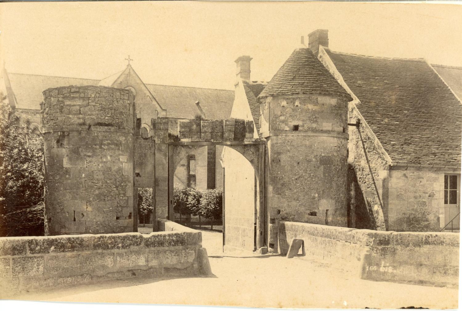 Tirage Albuminé Vintage - L'Église D'Eu, Normandie, France - Circa 1879 - Format 10x14 Cm