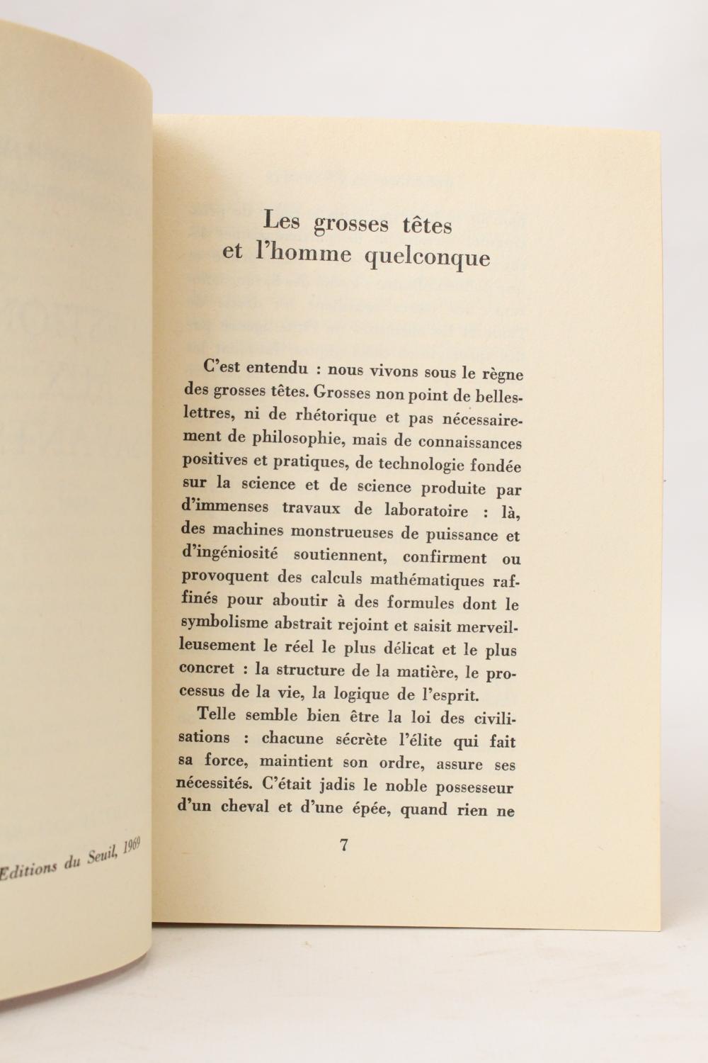 Questions aux savants by SIMON Pierre-Henri: couverture souple (1969 ...