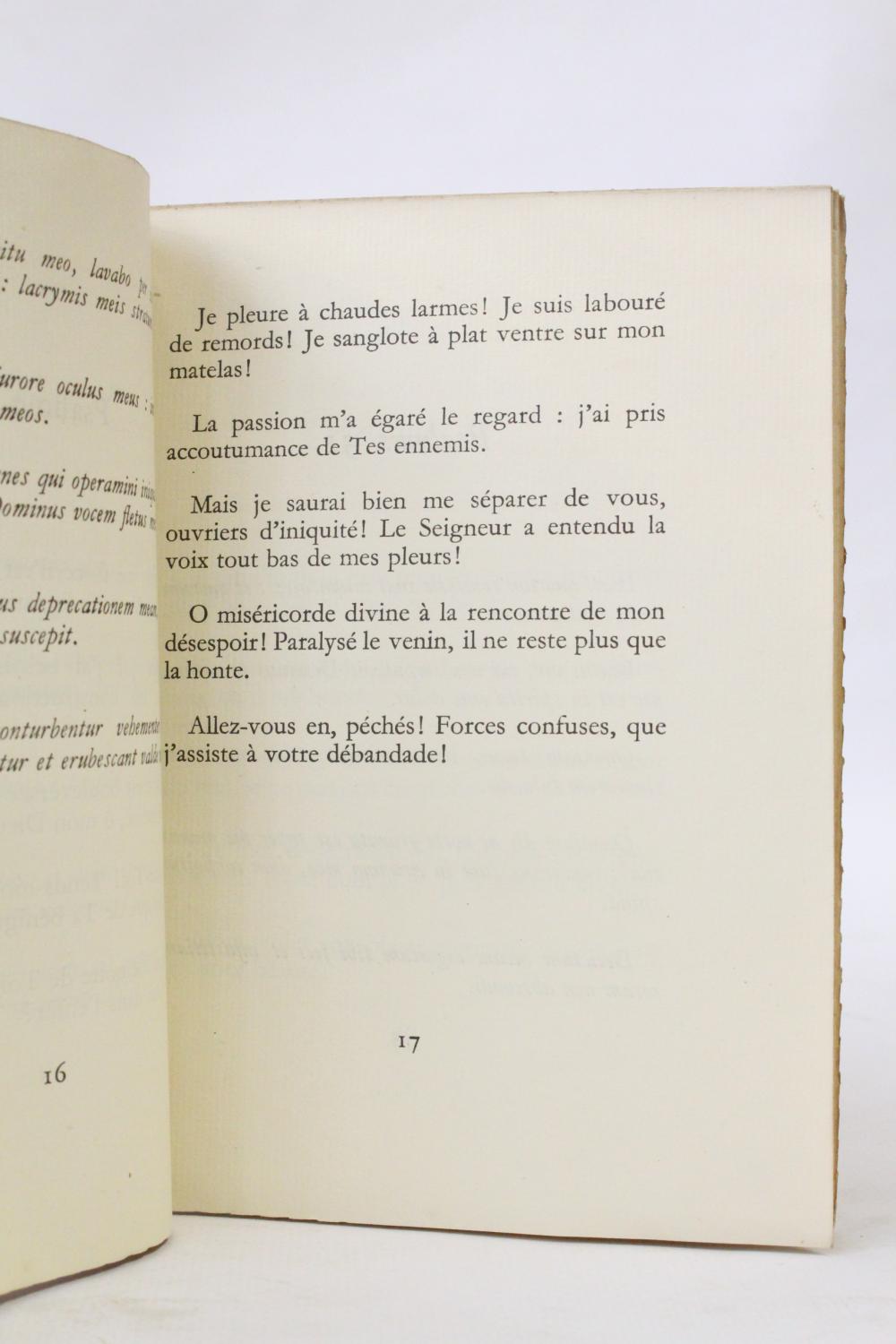 Les sept psaumes de la pénitence avec un examen de conscience by ...