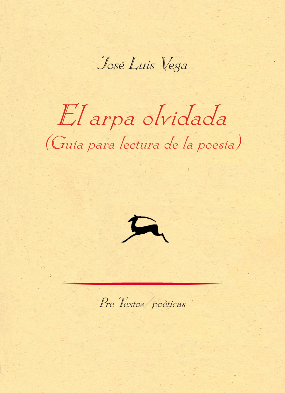 El arpa olvidada GUIA PARA LECTURA DE LA POESIA - Vega, José Luis