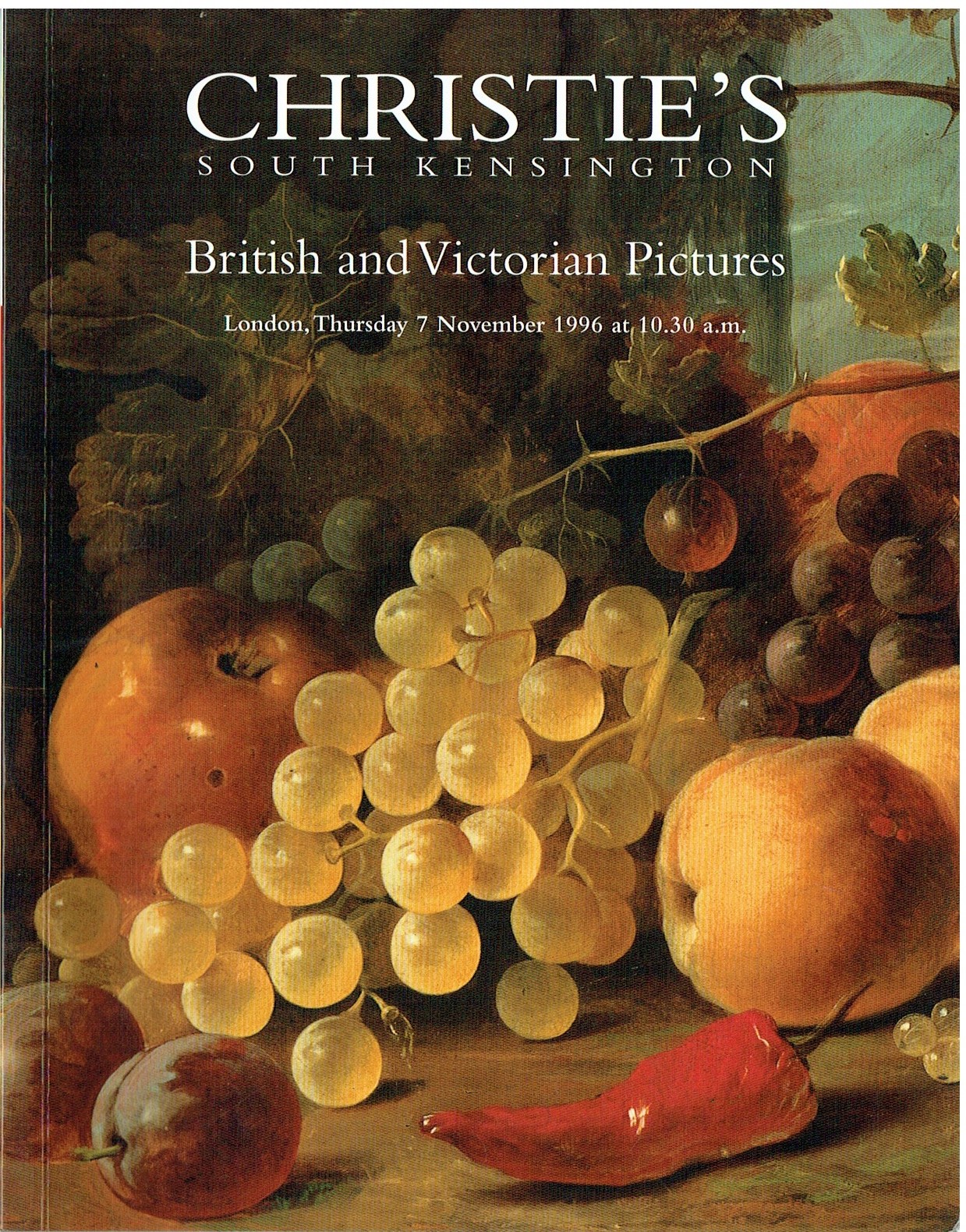Christies November 1996 British & Victorian Pictures Christie's [Satisfaisant]