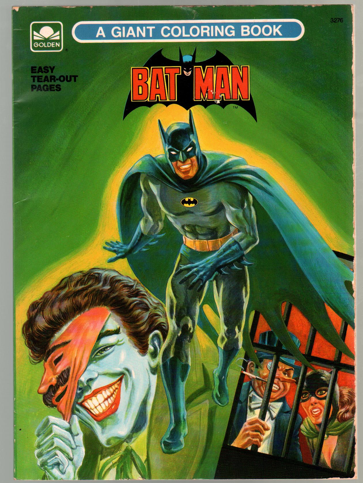 Batman Giant Coloring Book #3276 1989-Joker-Riddler-Cat Woman-FN: (1989)  Comic