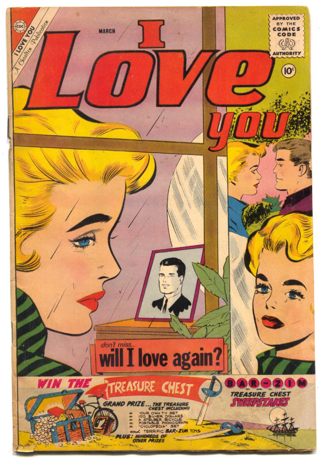 I Love You Comic #33 1961- Charlton Romance- G/VG: (1961) Comic | DTA ...