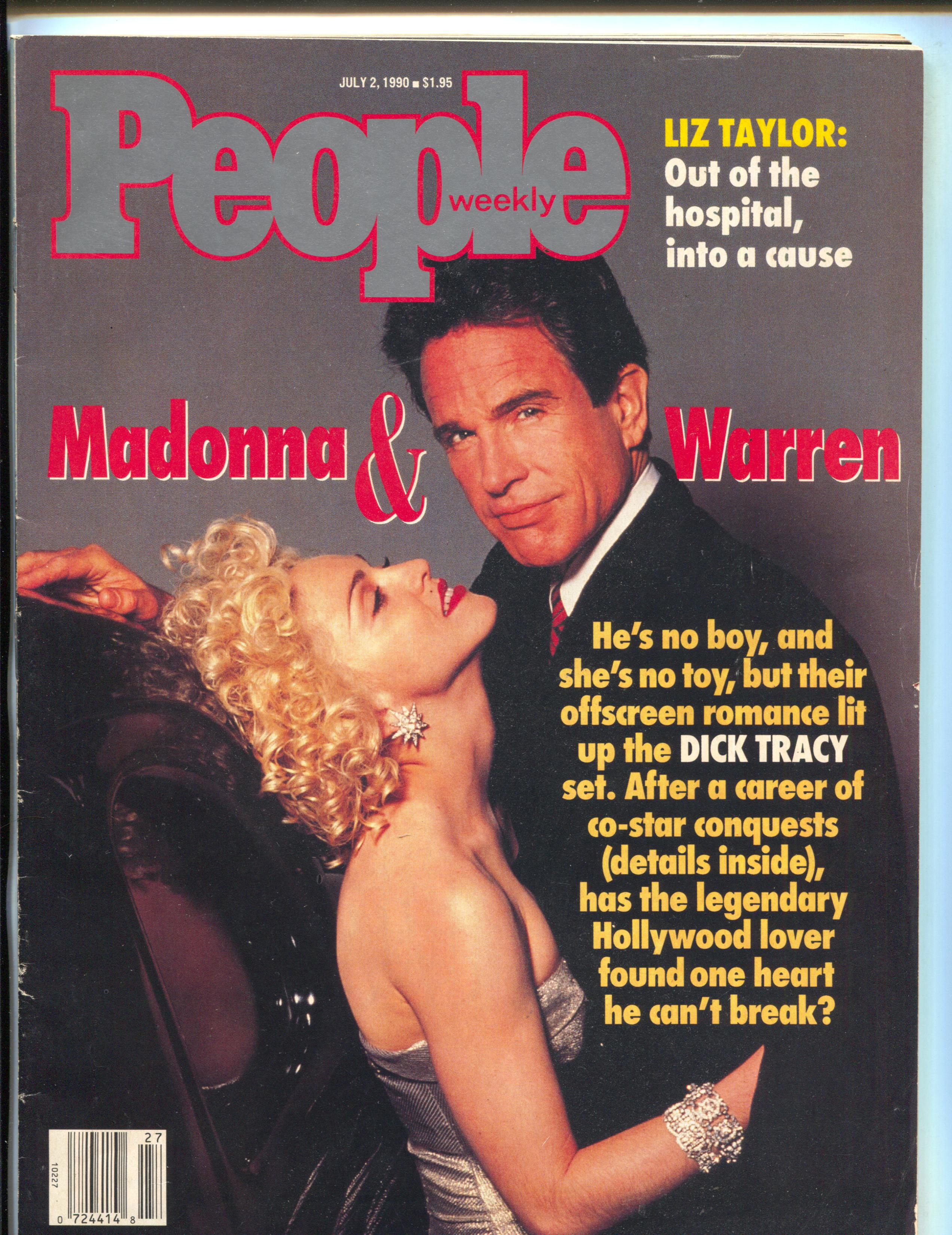 People Warren Beatty Madonna Dick Tracy 7 2 1980 1980 Magazine Periodical Dta Collectibles