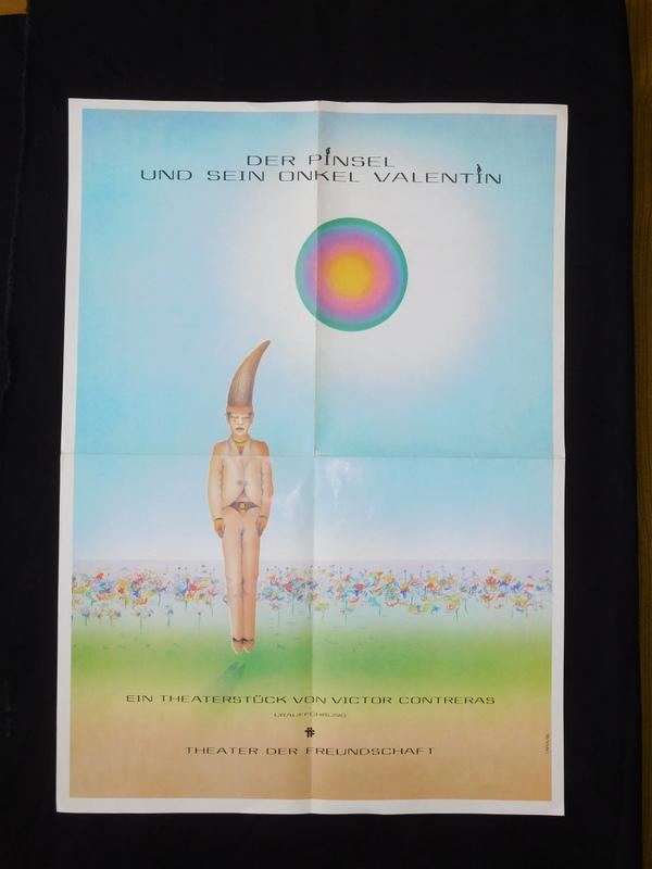 ProgrammPlakat Theater der Freundschaft Berlin 1986/87. Uraufführung