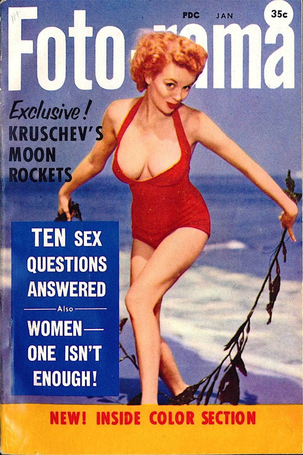 Foto-rama The Photo Magazine of Headline Features (vintage digest pin-up magazine) by Fass, Myron (ed.) Very Good (1958) Well-Stacked Books pic