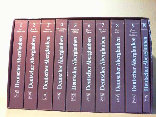 Handwörterbuch des deutschen Aberglaubens 10 Bände Handwörterbuch des deutschen Aberglaubens 10 Bände