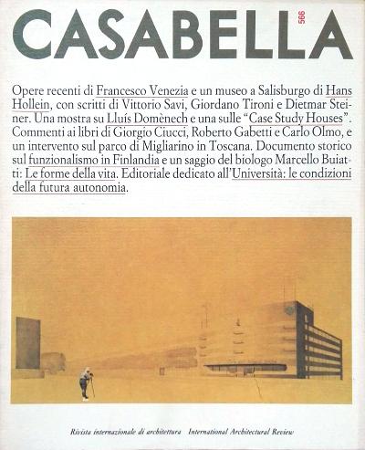 Casabella 566 - Direttore: Vittorio Gregotti