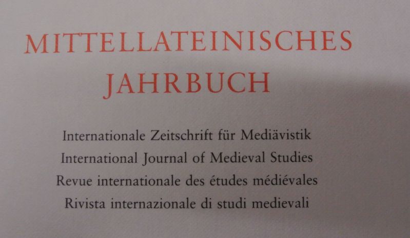 Mittellateinisches Jahrbuch. Band 34. Jahrgang 1999 (komplett). Internationale Zeitschrift für Mediävistik. - Langosch, Karl [Begr.],