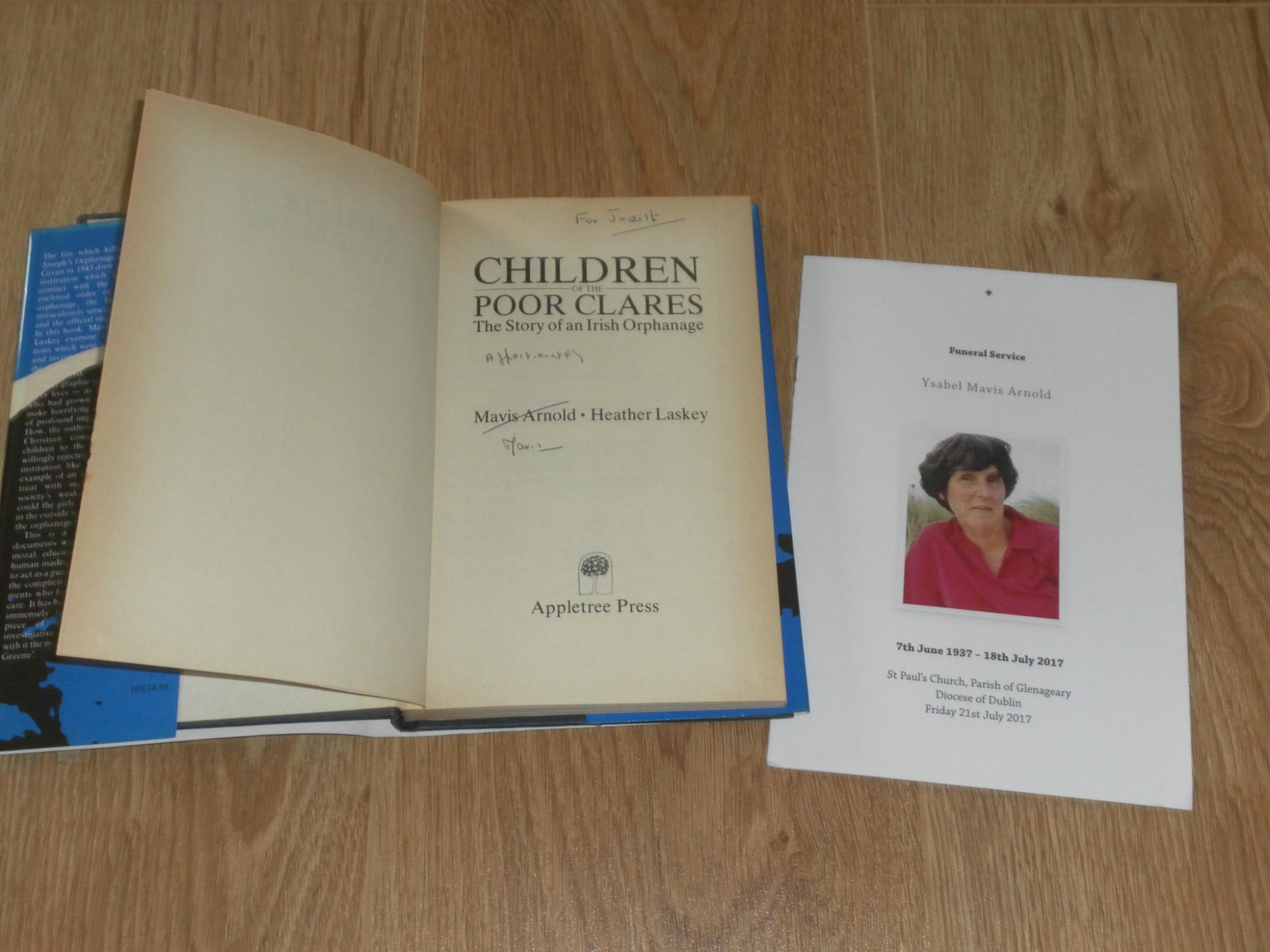 Children of the Poor Clares the Story of an Irish Orphanage by Arnold ...