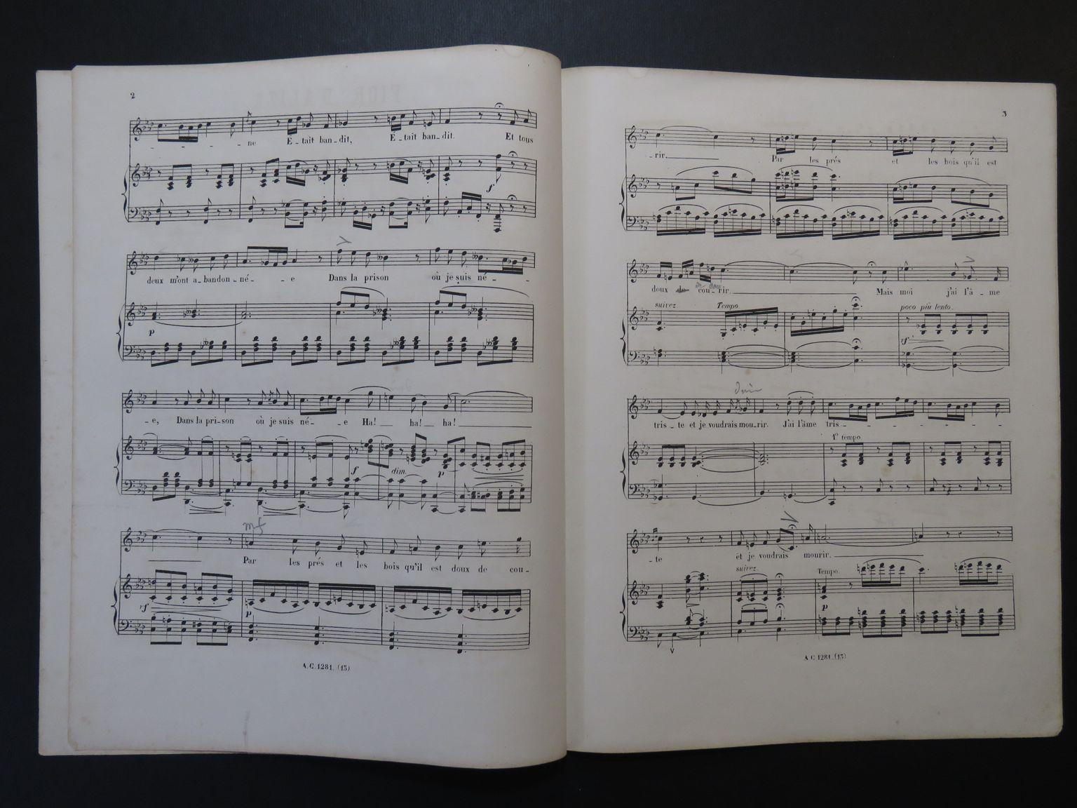 MASSÉ Victor Fior d'Aliza Opéra No13 Chant Piano ca1866 MASSÉ Victor Fior d'Aliza Opéra No13 Chant Piano ca1866 [ ]