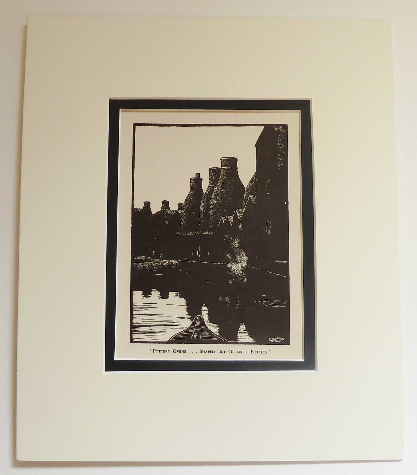 Pottery Ovens like Gigantic Bottles, Canal Print ex Narrow Boat WatkinsPitchford BB [As New] [Softcover]