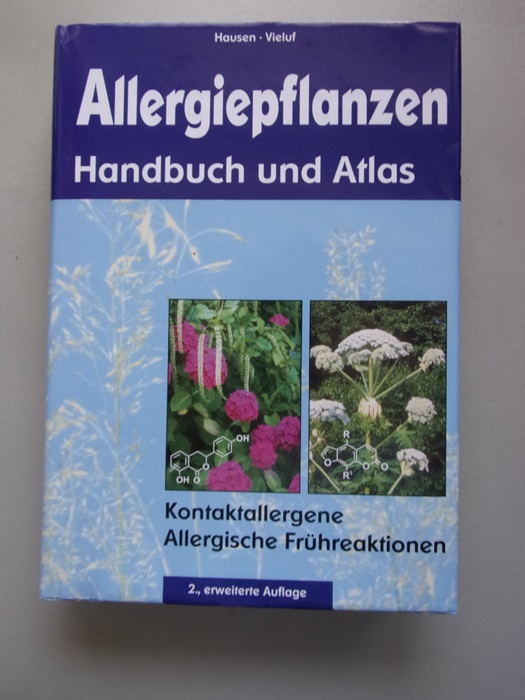 2 Bücher Allergiepflanzen Handbuch Atlas Kontaktallergene . Pschyrembel - Hausen