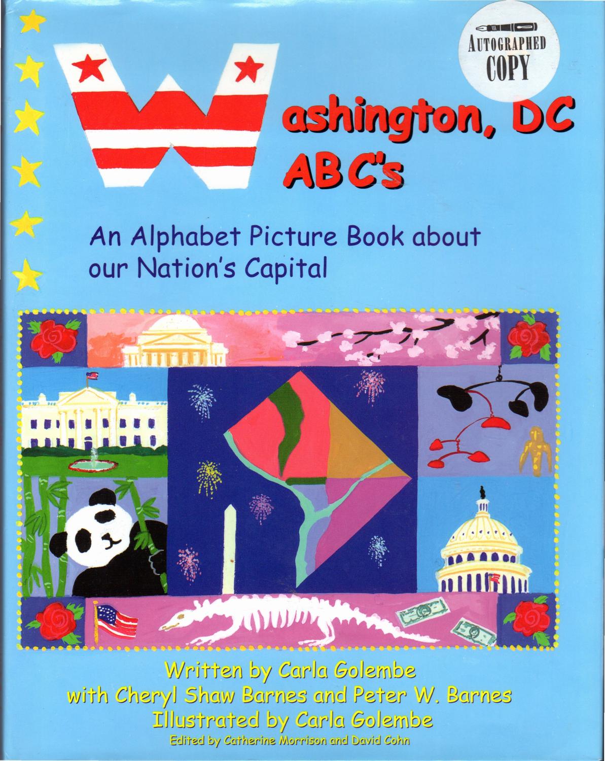 Washington, DC ABC's [Signed By Author] - Golembe, Carla:. Barnes, Peter W. & Barnes, Cheryl Shaw