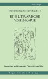 Eine literarische Visitenkarte . Westdeutscher Autorenverband e. V. Hrsg.: . Mit einem Vorw. von Jan Michaelis, Anthologie, - Michaelis, Jan