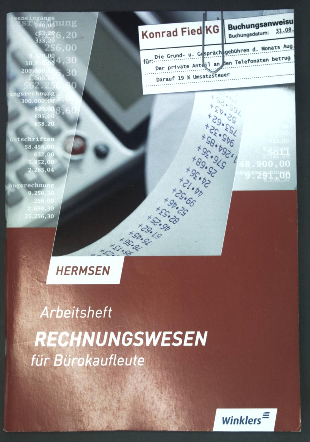 Rechnungswesen für Bürokaufleute, Arbeitsheft - Hermsen, Jürgen