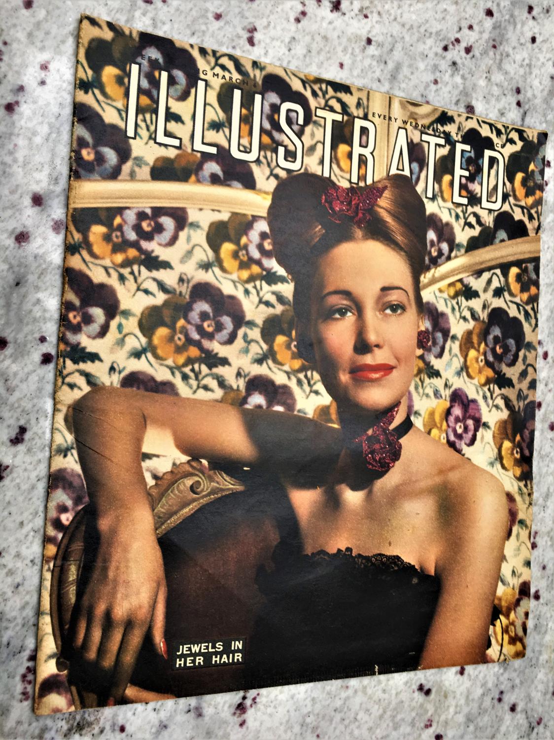 ILLUSTRATED. Magazine. March 6, 1948. Front cover: Jewels in Her Hair [Very Good] [Softcover]