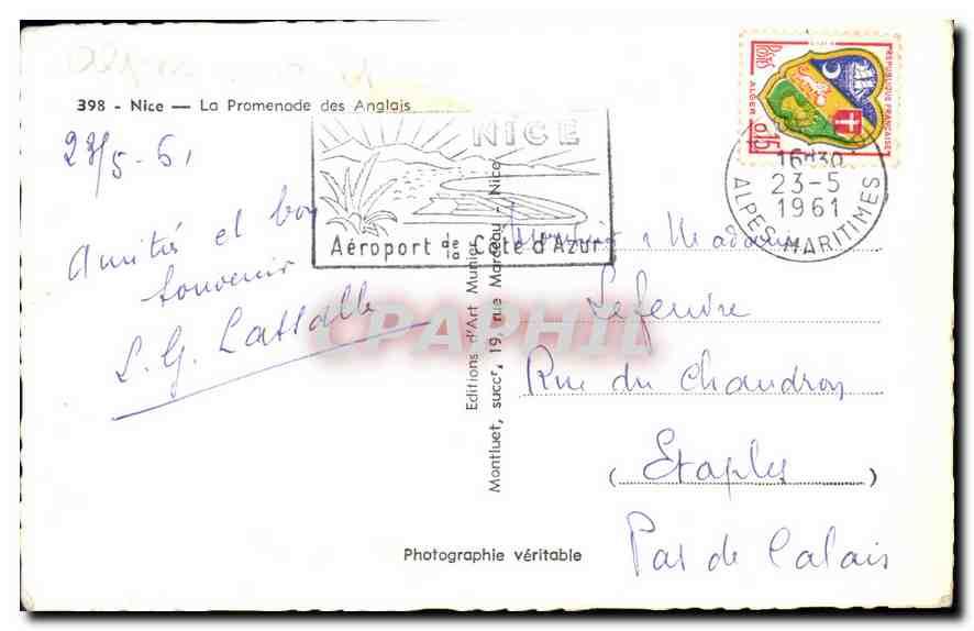 Carte Postale Ancienne Nice La Promenade Des Anglais Wagons Lits Cook Manuscript Nbsp Nbsp Paper Nbsp Collectible Cpaphil Carte Postale Ancienne Nice La Promenade Des Anglais Wagons Lits Cook Manuscript Nbsp Nbsp Paper Nbsp Collectible Cpaphil