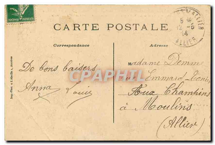 Carte Postale Ancienne Saint Germain en Laye la Terrasse construite par le Notre vue sur la Vallée de la Seine les îles [ ]