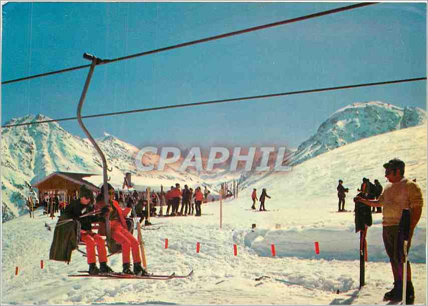 Carte Postale Moderne Griments Valais Suisse Arrivee du telesiege a ...