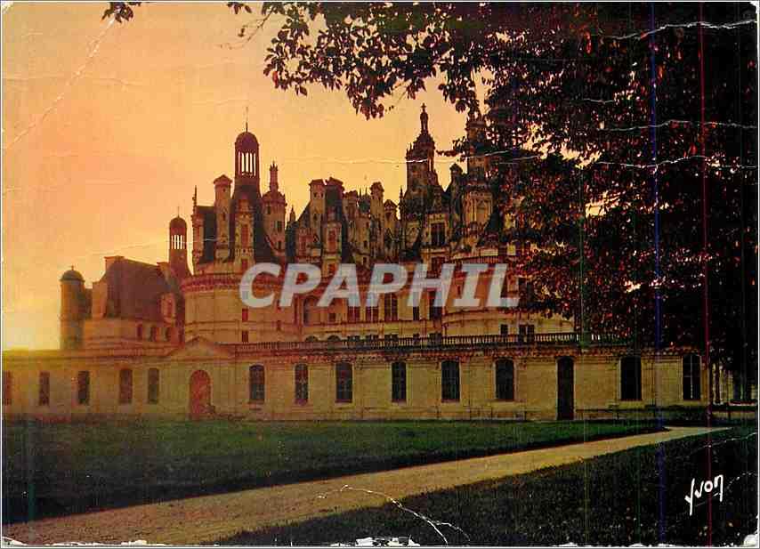 Carte Postale Moderne Le Val De Loire Chateau De Chambord Loir Et Cher Manuscrito Cpaphil