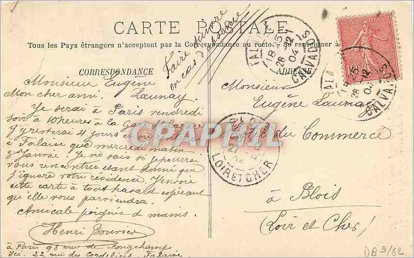 Carte Postale Ancienne Tombeau de Marie Elisabeth Joly Femme de ...